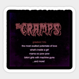 Raw And Wild The Cramps Garage Punk Shirt Sticker